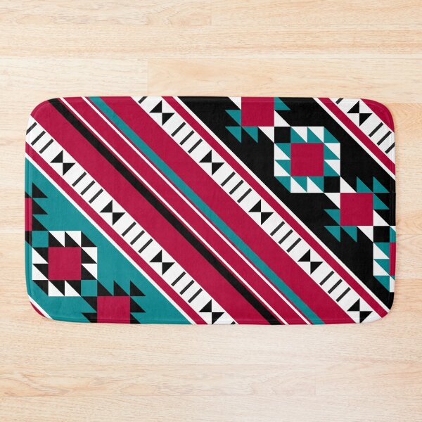 Item preview, Diagonal Sadu Pattern Rug From The Arabian Gulf Region by Craitza designed and sold by House of Sadu by Craitza.