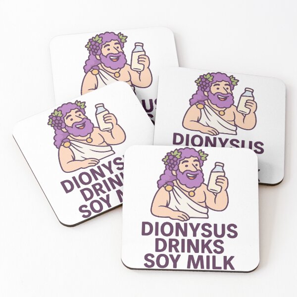 Item preview, Dionysus ♥ Soy Milk – Greek Mythology Meets Vegan Humor designed and sold by Greek and Vegan.
