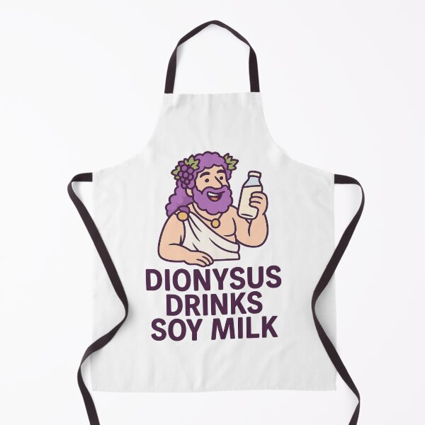 Item preview, Dionysus ♥ Soy Milk – Greek Mythology Meets Vegan Humor designed and sold by Greek and Vegan.