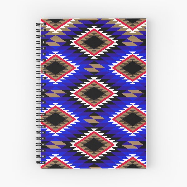 Item preview, Traditional Sadu Rustic Rug Pattern Retro Vintage Blue by Craitza designed and sold by House of Sadu by Craitza.