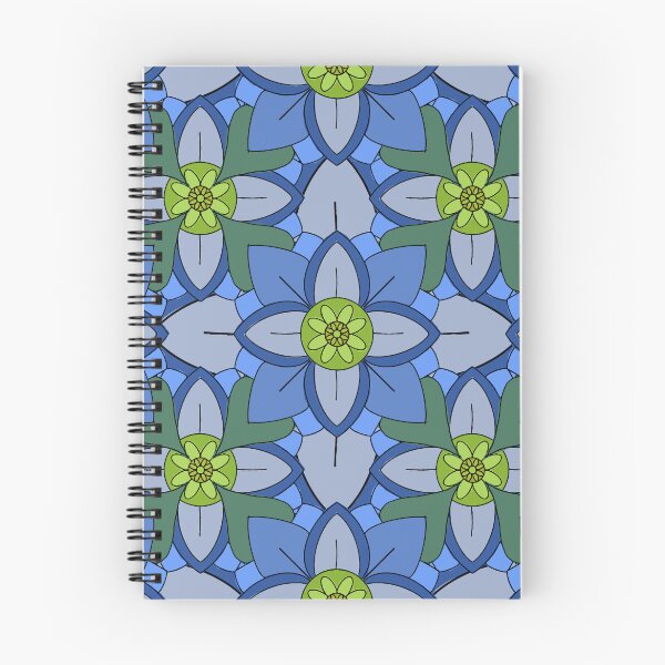Item preview, Abstract geometric shapes repeating pattern - Blue designed and sold by Svasti Arts and Designs.