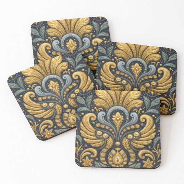 Item preview, Gilded Birds of Paradise Pattern designed and sold by Piotrek0001.