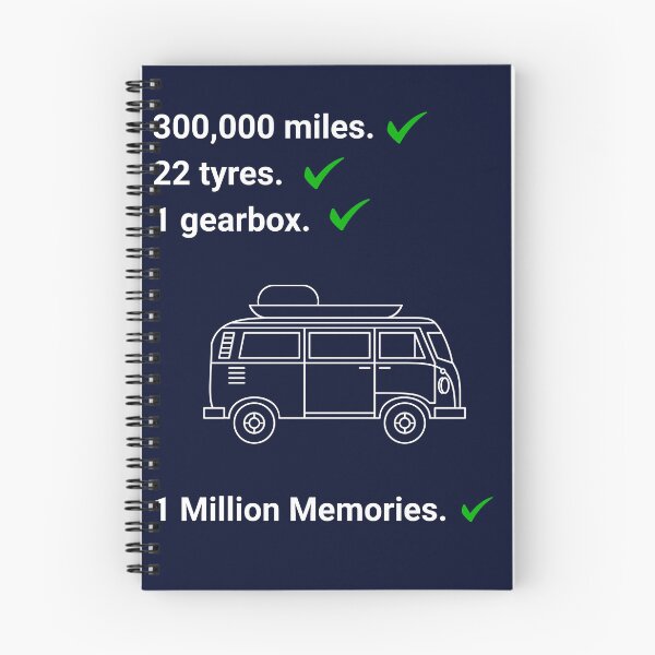 Item preview, 300,000 Miles – Campervan & Road Trip T Shirt  designed and sold by If a tree falls.
