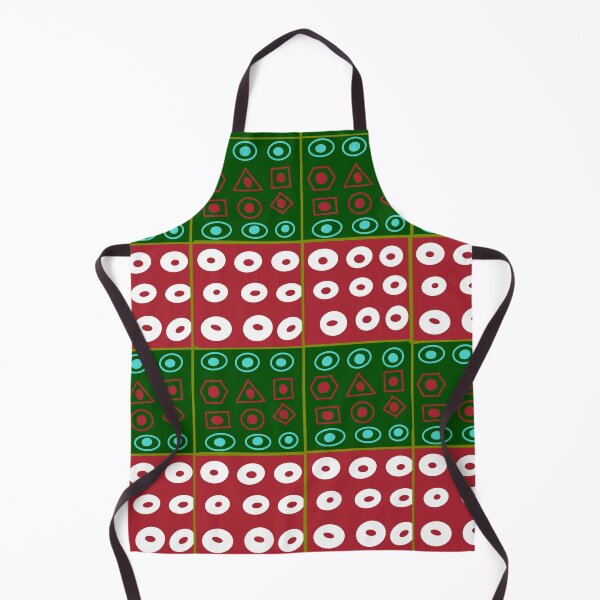 Item preview, Abstract geometric shapes pattern - Red designed and sold by Svasti Arts and Designs.