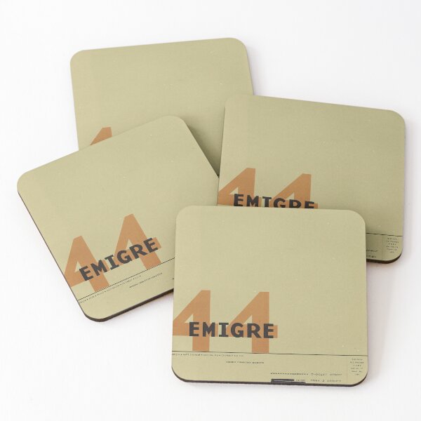 Item preview, Emigre Magazine #44 – Vintage Graphic Design Cover Print designed and sold by CenturyArt.