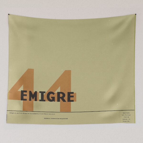 Item preview, Emigre Magazine #44 – Vintage Graphic Design Cover Print designed and sold by CenturyArt.