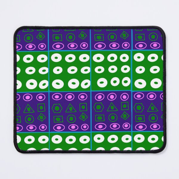 Item preview, Abstract geometric shapes repeating pattern - Green designed and sold by Svasti Arts and Designs.
