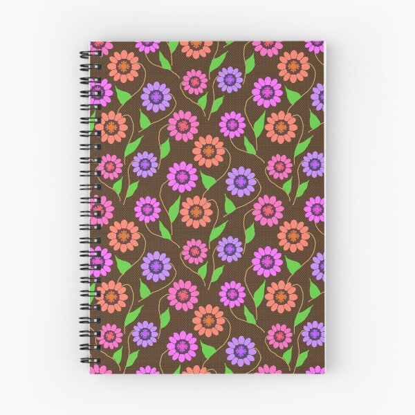 Item preview, Abstract Flower repeating Pattern - Coffee Brown designed and sold by Svasti Arts and Designs.