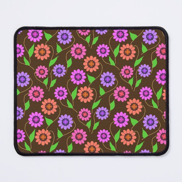 Item preview, Abstract Flower repeating Pattern - Coffee Brown designed and sold by Svasti Arts and Designs.