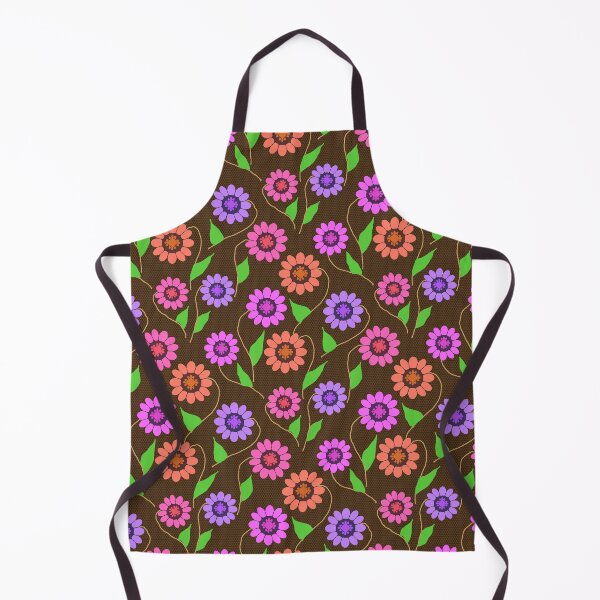 Item preview, Abstract Flower repeating Pattern - Coffee Brown designed and sold by Svasti Arts and Designs.