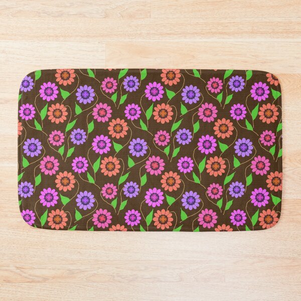 Item preview, Abstract Flower repeating Pattern - Coffee Brown designed and sold by Svasti Arts and Designs.