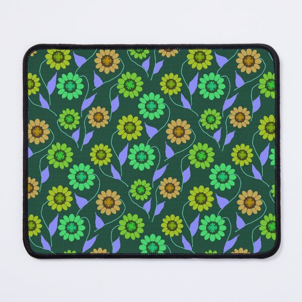 Item preview, Abstract Flower repeating Pattern - Green designed and sold by Svasti Arts and Designs.
