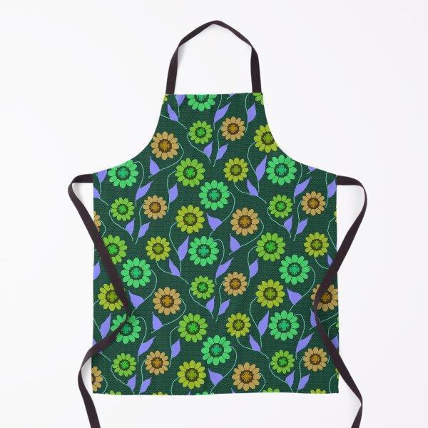Item preview, Abstract Flower repeating Pattern - Green designed and sold by Svasti Arts and Designs.