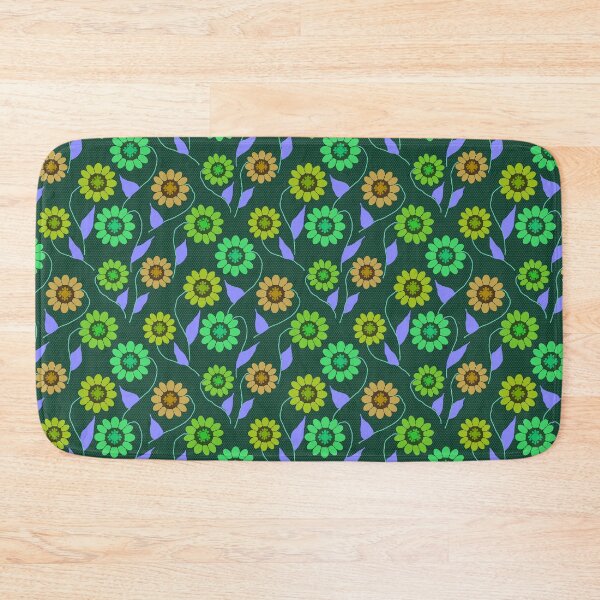 Item preview, Abstract Flower repeating Pattern - Green designed and sold by Svasti Arts and Designs.