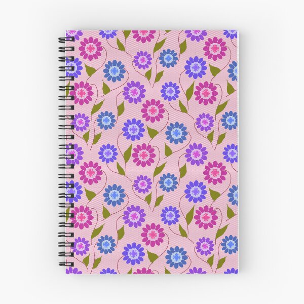 Item preview, Abstract Flowers repeating Pattern - Rose Pink designed and sold by Svasti Arts and Designs.