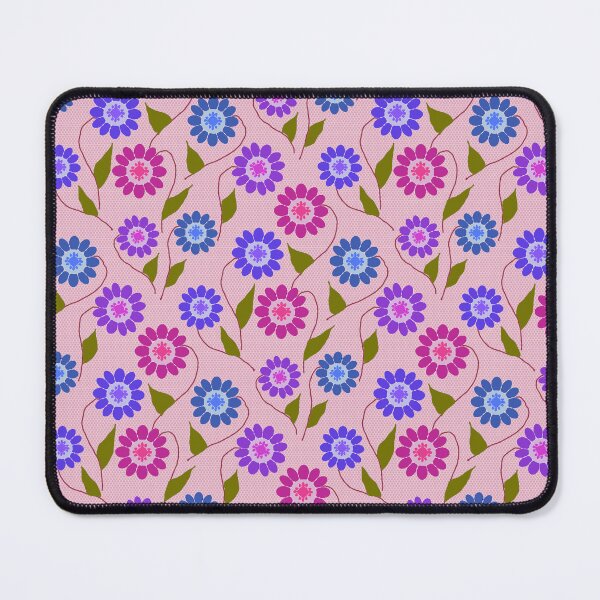 Item preview, Abstract Flowers repeating Pattern - Rose Pink designed and sold by Svasti Arts and Designs.