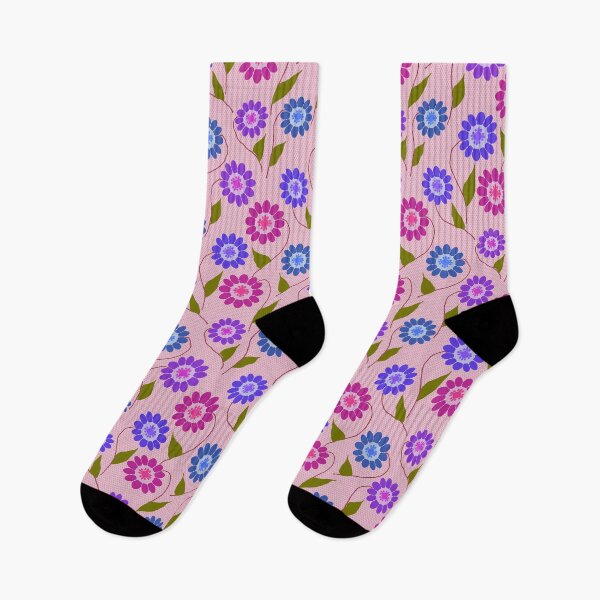 Item preview, Abstract Flowers repeating Pattern - Rose Pink designed and sold by Svasti Arts and Designs.