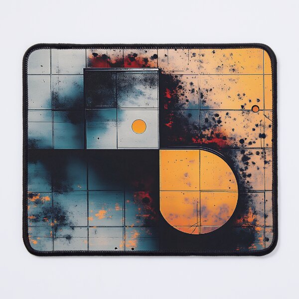Item preview, Retro Futuristic Abstract Illustration, Rothko and Ready Player One inspired designed and sold by sansgone-art.