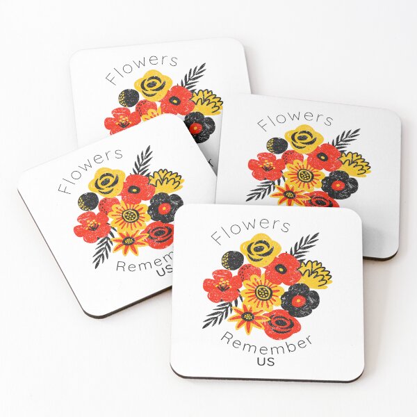 Item preview, Bouquet of Red Yellow and Black with Nostalgic Touch designed and sold by SplashTastic.