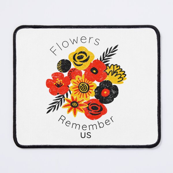 Item preview, Bouquet of Red Yellow and Black with Nostalgic Touch designed and sold by SplashTastic.