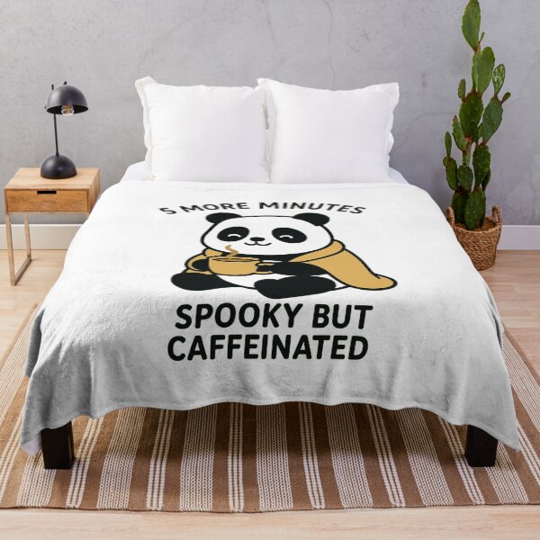 Item preview, Cute Panda Coffee – Spooky but Caffeinated designed and sold by LahkarStudio.