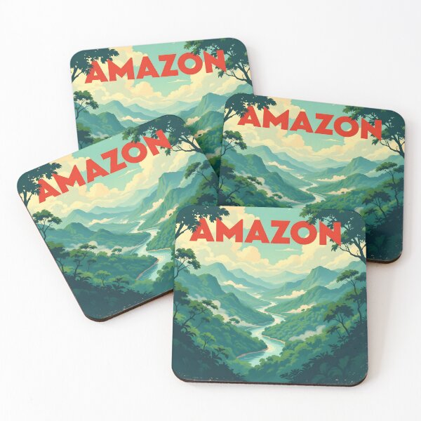 Item preview, Amazon Rainforest: Vintage-Style Painterly Travel Poster designed and sold by LSVart.