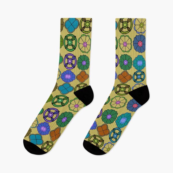 Item preview, Abstract Flower repeating Pattern inspired by Madhubani Art - Ginger brown designed and sold by Svasti Arts and Designs.