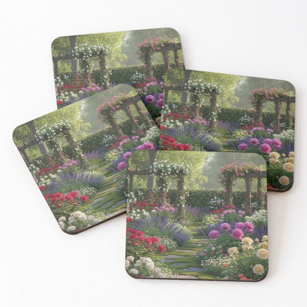 Item preview, Secret Garden Sanctuary - Tranquil Floral Haven designed and sold by Jade Ado.