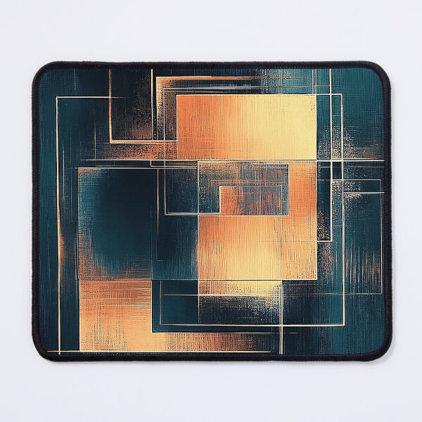 Item preview, Retro Futuristic Abstract Cubism, Rothko and Ready Player One inspired designed and sold by sansgone-art.