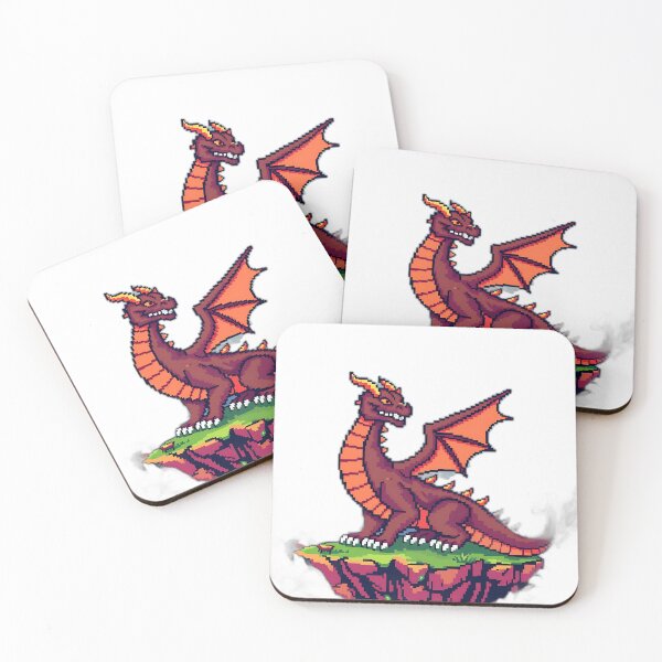 Item preview, Pixel Art Vintage Dragon designed and sold by sharon1210.