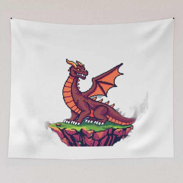 Item preview, Pixel Art Vintage Dragon designed and sold by sharon1210.