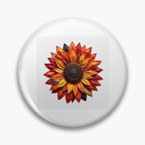 Item preview, Patchwork Sunflower in Sunset Colors designed and sold by sharon1210.