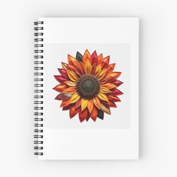 Item preview, Patchwork Sunflower in Sunset Colors designed and sold by sharon1210.
