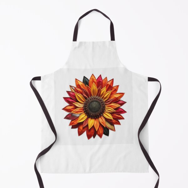 Item preview, Patchwork Sunflower in Sunset Colors designed and sold by sharon1210.
