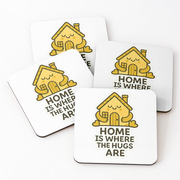 Item preview, Cute Yellow House Hug Sticker Design designed and sold by Pororo23.