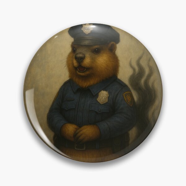 Item preview, Police Marmot Chimera – Cute Law Enforcer Creature designed and sold by AnotherMarmot.