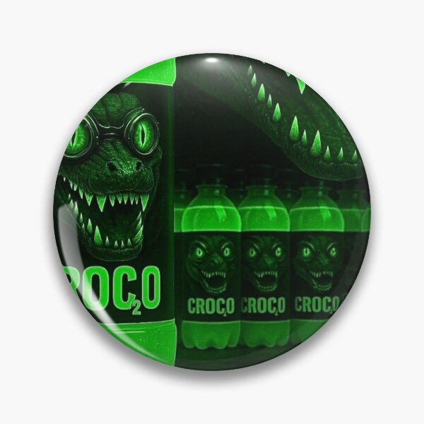 Item preview, CROC2O-RADIOACTIVE SWAMP DRINK designed and sold by KRYPTO-KHAT.