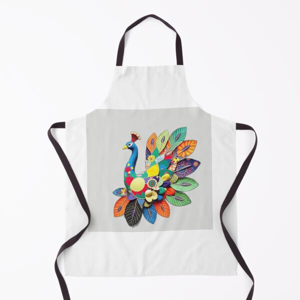Item preview, Patchwork Peacock Illustration designed and sold by sharon1210.