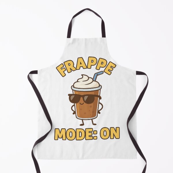 Item preview, Frappe Mode: ON – Funny Greek Coffee Summer Vibes Design designed and sold by Greek and Vegan.