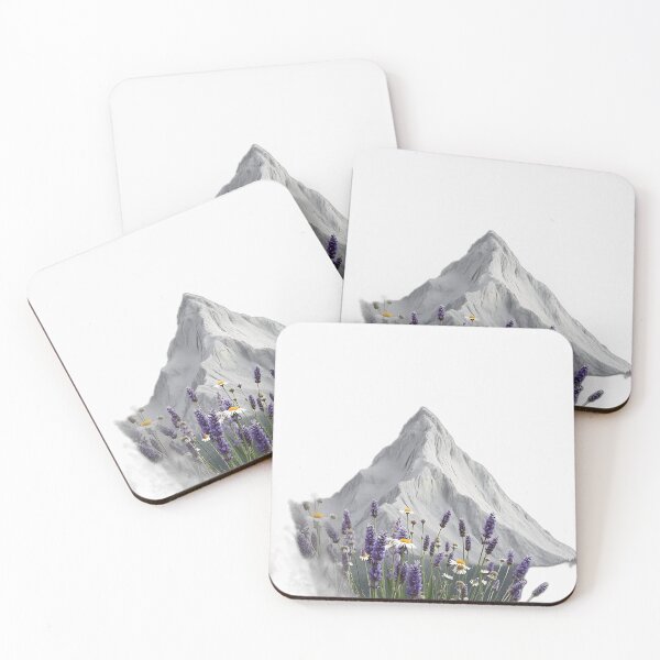 Item preview, Lavender Mountain with Wildflowers designed and sold by sharon1210.