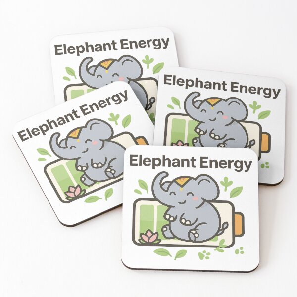 Item preview, Elephant Energy Battery designed and sold by Siamcatshop.
