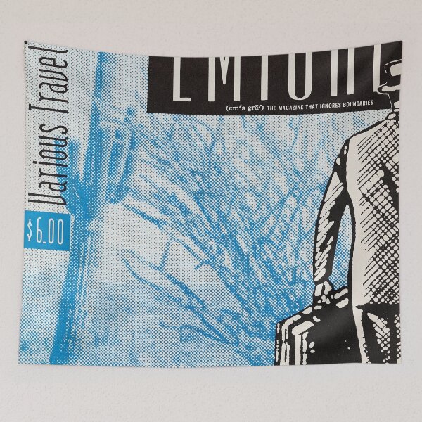 Item preview, Emigre Magazine #7 – Vintage Graphic Design Cover Print designed and sold by CenturyArt.