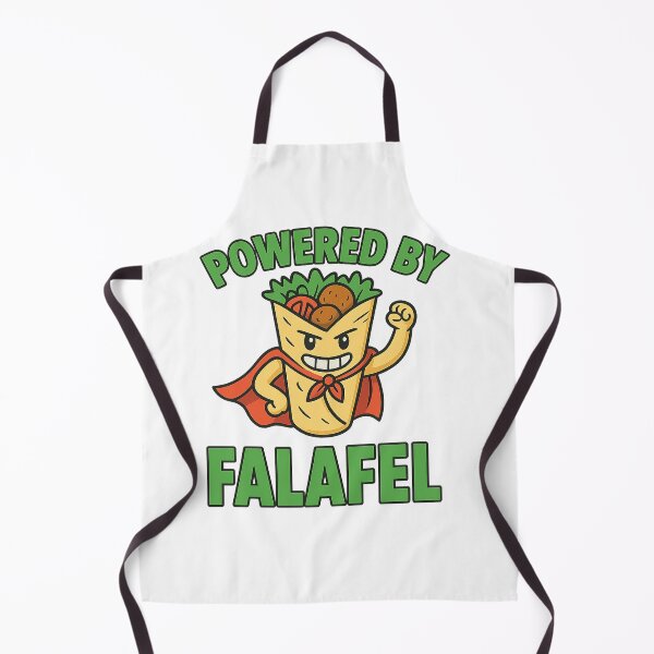 Item preview, Powered by Falafel – Funny Vegan Superhero Food Design designed and sold by Greek and Vegan.