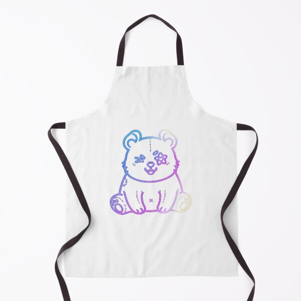 Item preview, Neon Glow Panda – Cute Star-Eyed Panda Design designed and sold by Rank Sol.