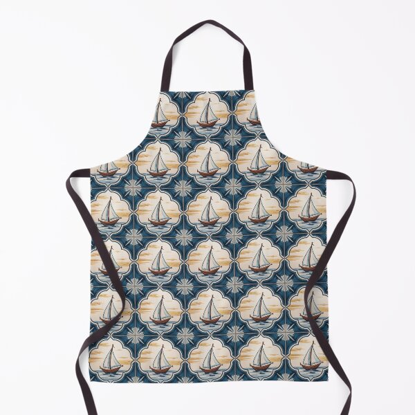 Item preview, Vintage Portuguese Tile pattern digital illustration designed and sold by Tamas Das.