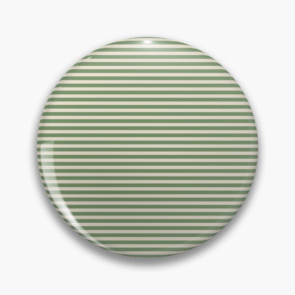 Item preview, Ultra Fine Stripe Narrow Pinstripe Pattern in Vintage Green and Beige designed and sold by kierkegaard.