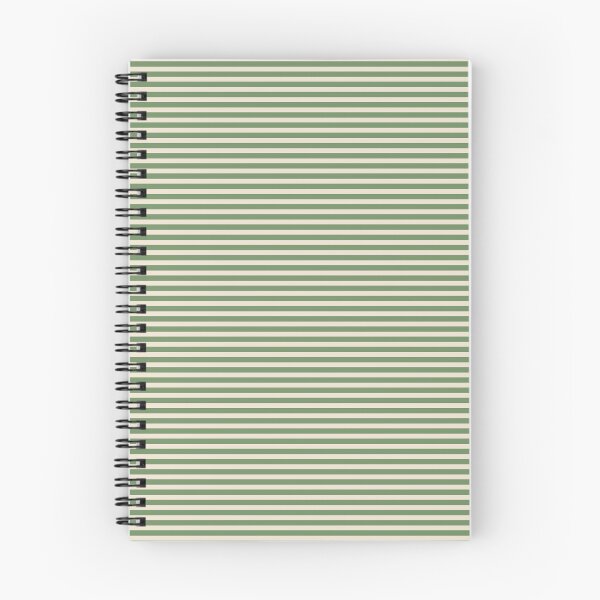 Item preview, Ultra Fine Stripe Narrow Pinstripe Pattern in Vintage Green and Beige designed and sold by kierkegaard.