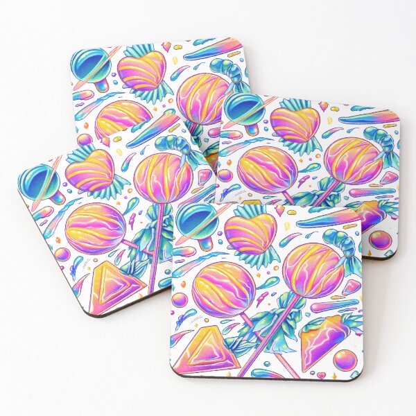 Item preview, Psychedelic Fruity Space Art – Surreal Candy Galaxy Illustration designed and sold by Moss and Moon Studio.