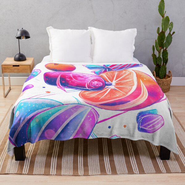 Item preview, Psychedelic Fruity Space Art – Surreal Candy Galaxy Illustration designed and sold by Moss and Moon Studio.