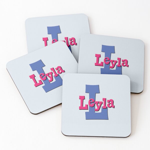 Item preview, L is for Leyla, Girl’s and Woman's Name and Initial  designed and sold by CharlottePlaceArt.